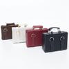 1/12 Miniature Dollhouses PU Suitcase Model with Detailed Furniture Metal Educational Toy Educational Toy Dollhouses Design view 3