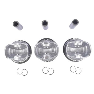 Piston Set 72.4mm Over Size +0.5 Mm Quantity 3 Compatible With M1CA SFCB Engine Replaces AP03 WG1488408 7121750000