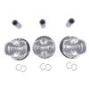 Piston Set 72.4mm Over Size +0.5 Mm Quantity 3 Compatible With M1CA SFCB Engine Replaces AP03 WG1488408 7121750000 view 1