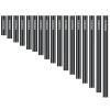 17PCS Aluminum Alloy Link Rod Kit 20~100mm 1/10 RC Crawler Car for Axial SCX10 Linkage Parts confident(Black) view 1