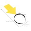 ARTSEWPLY 5Pcs Yellow Arrow Headbands Funny Party Headwear Photography Props Selfie Accessories for Birthday Halloween Carnival Photoshoot view 2