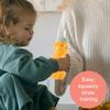 Honey Bear Straw Cups for Babies 4 pack, 8oz straw bear cup with improved safety lid design, honey bear cup and honey bear bottle. Straw learning therapy cup. Leak-Proof & Food-Grade & BPA Free view 4