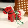 2026 Years of The Horse Chinese New Year Ornaments,Cute House Plush Mascot Figurine New Year Gifts,Lunar News Years Home Dcor, Chinese Spring Festival Party Favors, Office Table Gifts (Red) view 1