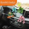 4 PCS Frogs for Refrigerator, 3D Printed Frog with Movable Joints, Fun Frog Decor for Fridge, Office Desk, Locker and Car view 4
