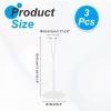 HEARTOOL Adjustable Doll Stand, Fits 24 Inch Doll Plastic Display Holder Support Retractable Waist Action Figure Stand Display Base Waist 1.8" - 2.6"(White, 3pcs) view 2