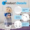 HEARTOOL Adjustable Doll Stand, Fits 24 Inch Doll Plastic Display Holder Support Retractable Waist Action Figure Stand Display Base Waist 1.8" - 2.6"(White, 3pcs) view 3
