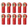 10Pcs Metal M4 Counter Clock-Wise Thread Ball End Head Link Rod Joint Compatible with RC Car Models 1 10 Scale(Red 10Pcs) view 1