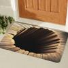 3D Optical Illusion Rug,Rugs That Look Like a Hole,3D Hole Illusion Rug,Non-Slip Floor Mat for Indoor & Outdoor Use,Funny Prank Doormat for Holiday Entryway Living Room Front Door Bedroom view 1
