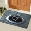3D Optical Illusion Rug,Rugs That Look Like a Hole,3D Hole Illusion Rug,Non-Slip Floor Mat for Indoor & Outdoor Use,Funny Prank Doormat for Holiday Entryway Living Room Front Door Bedroom view 4