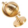 FOYTOKI Rotating Brass Desktop Globe with Base Small Tabletop Globe Decor for Office and Home Educational Geographic Ornament view 1