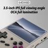 Anbernic RG35XX Handheld Game Console , 3.5 Inch IPS Screen Linux System Built-in 5000+ Classic Games Support HDMI TV Output(Gray) view 3