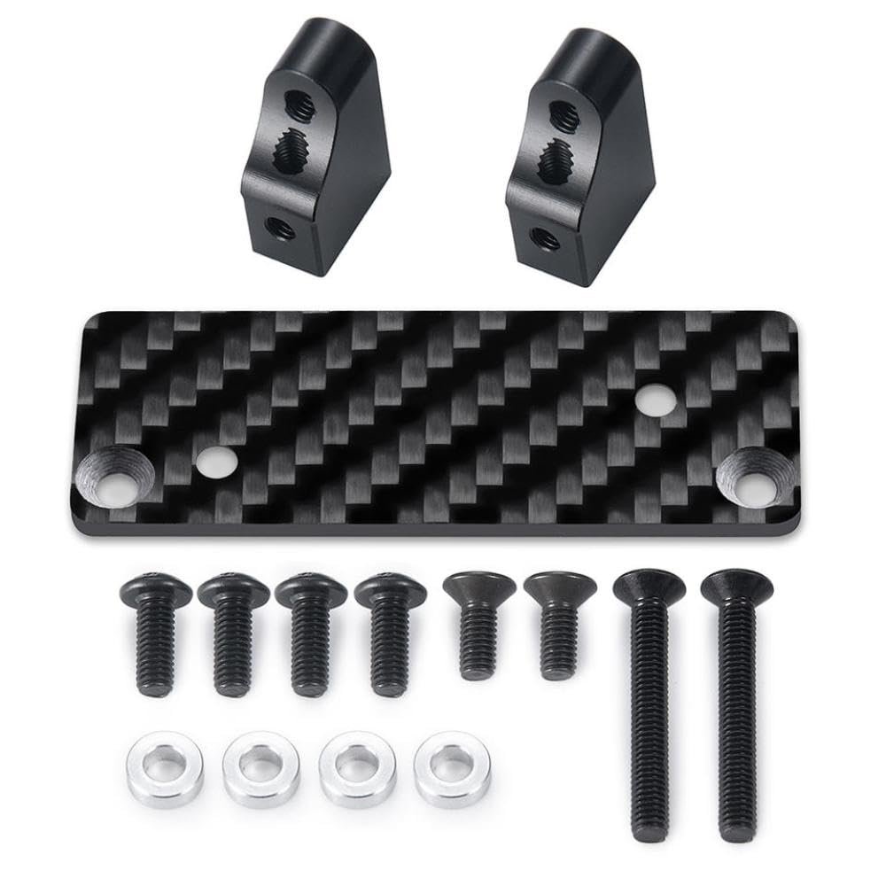 Aluminum and Carbon Fiber Servo Mount Bracket Compatible with 1 10 Scale Clod Buster 4x4x4 RC Model Compatible Part