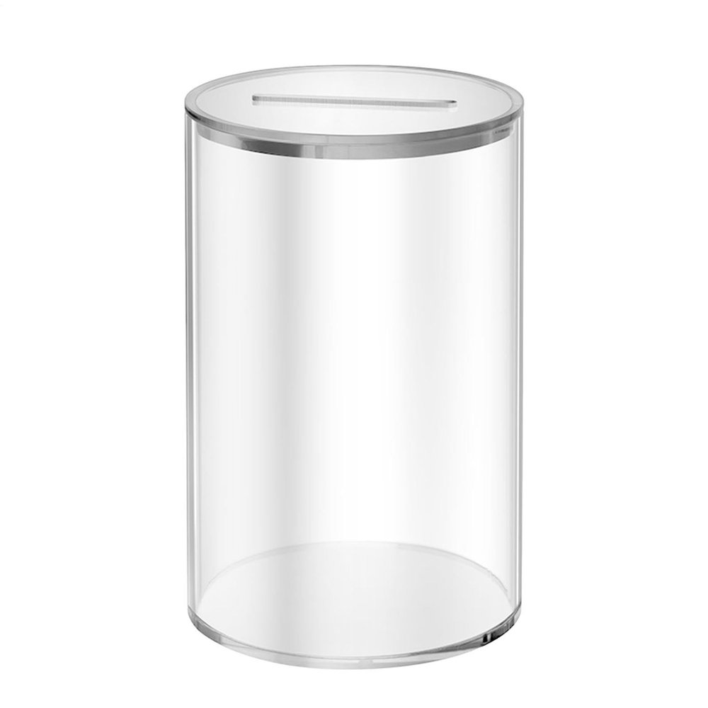Acrylic Money Saving Jar - Openable Savings Bank, Transparent Moneys Box Rack, Durable Cash Coin Display, Practical Bank Pack | Adults Kids for Saving Money Bills Coin Daily Use