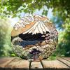 10-Inch Metal Wind Spinner The Great Wave and Mount Fuji 3D Wind Spinner, Unique Metal Hanging Kinetic Wind Sculpture Ornament Gifts for Women Yard Art Garden Patio Lawn Indoor Outdoor Decor (2) view 2