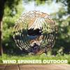 10-Inch Metal Wind Spinner The Great Wave and Mount Fuji 3D Wind Spinner, Unique Metal Hanging Kinetic Wind Sculpture Ornament Gifts for Women Yard Art Garden Patio Lawn Indoor Outdoor Decor (2) view 4