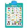 Talking Wall Chart for Fun Educational Toy for Girls Interactive Cognitive Skill Sounding Talking view 1