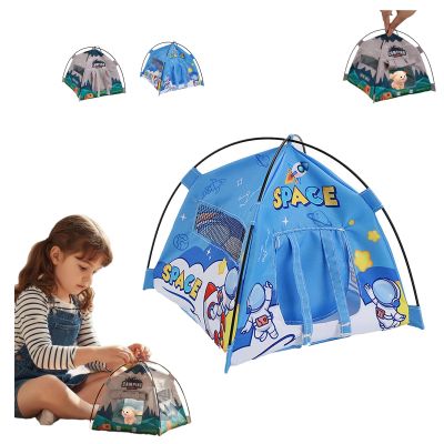 1:12 Scale Miniature Camping Tent, Mini Camping Tent, Realistic Tents, Movable Decorative Scene Accessories, Foldable Fabric Design for Photography, Model Displays, and Play