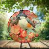 10-Inch Metal Wind Spinner Black-Capped Chickadee 3D Bird Wind Spinner, Unique Metal Hanging Kinetic Wind Sculpture Ornament Yard Art Garden Patio Lawn Indoor Outdoor Decor view 2