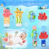 Zendstanding Baby Toys 0-6 Months - Wrist Rattle Foot Finder Socks Set for 3 Month Baby Toys Infants, Soft Plush Sensory Rattles for Newborn Boys Girls Essentials Shower Gifts view 2