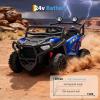 24V Ride on Toy for Big Kids with Remote Control - 2 Seater Ride on Car with 3 Speeds and Led Lights - Electric Car for Kids with Bluetooth view 2