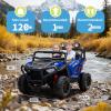 24V Ride on Toy for Big Kids with Remote Control - 2 Seater Ride on Car with 3 Speeds and Led Lights - Electric Car for Kids with Bluetooth view 4