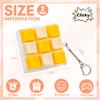 2 Pcs Creamy Keyboard Fidget Toy, 9-in-1 Cute Clicker Keyboard Fidget for Adults Relieve Stress and Anxiety Decompression Keyboard Fidget Keychain view 2
