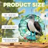 10-Inch Metal Wind Spinner Blue-Footed Booby 3D Bird Wind Spinner, Unique Metal Hanging Kinetic Wind Sculpture Ornament Yard Art Garden Patio Lawn Indoor Outdoor Decor view 3