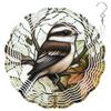 10-Inch Metal Wind Spinner Long-Tailed Tit 3D Bushtit Bird Wind Spinner, Unique Metal Hanging Kinetic Wind Sculpture Ornament Yard Art Garden Patio Lawn Indoor Outdoor Decor (2) view 1