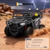 24V Ride on Toy for Big Kids with Remote Control - 2 Seater Ride on Car with 3 Speeds and Led Lights - Electric Car for Kids with Bluetooth view 2