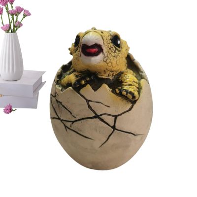 Egg Dinosaur Toys - Handcrafted Fidget Figurines, Dragon Easter Eggs, Sensory Desk Accessory, Adults Kids Girls Home Party Use, Indoor Birthday Decor, Small Resin Art for Desk