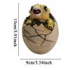 Egg Dinosaur Toys - Handcrafted Fidget Figurines, Dragon Easter Eggs, Sensory Desk Accessory, Adults Kids Girls Home Party Use, Indoor Birthday Decor, Small Resin Art for Desk view 2