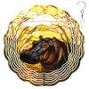 10-Inch Metal Wind Spinner Hippo in Reeds Water 3D Wildlife Wind Spinner, Unique Metal Hanging Kinetic Wind Sculpture Ornament Gifts for Women Yard Art Garden Patio Lawn Indoor Outdoor Decor view 1