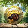 10-Inch Metal Wind Spinner Hippo in Reeds Water 3D Wildlife Wind Spinner, Unique Metal Hanging Kinetic Wind Sculpture Ornament Gifts for Women Yard Art Garden Patio Lawn Indoor Outdoor Decor view 2