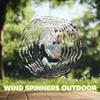10-Inch Metal Wind Spinner The Great Wave and Mount Fuji 3D Wind Spinner, Unique Metal Hanging Kinetic Wind Sculpture Ornament Gifts for Women Yard Art Garden Patio Lawn Indoor Outdoor Decor (1) view 4