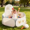 Foldable Ball Pit Polyester Fabric | Folding Play Tent | Ball Play Pool | for Indoor Outdoor Living Room Bedroom Playroom Nursery Kindergarten Travel view 2