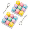 2 Pcs Cute Cat Paw Keyboard Fidget Toy, 9-in1 Colorful Clicker Fidget for Adults Relieve Stress and Anxiety Decompression Keyboard Fidget Keychain view 1