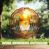 10-Inch Metal Wind Spinner Two White Swans in Autumn Lake 3D Bird Wind Spinner, Unique Metal Hanging Kinetic Wind Sculpture Ornament Yard Art Garden Patio Lawn Indoor Outdoor Decor view 4