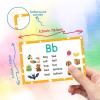 Alphabet Learning Flash Card, Encourages Learning, 13.5x10x2.5cm, Sight Words Flash Cards, ABC Cards for Preschoolers, Enhances Cognitive Development, for Preschool, Kindergarten view 4