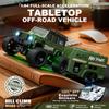 KAIMIO 1:64 Scale Mini RC Crawler with Gyro Full Proportional RTR 2.4Ghz Remote Control Truck with RGB Lights (E88-Yellow) view 2