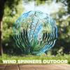 10-Inch Metal Wind Spinner Lily of The Valley 3D Floral Wind Spinner, Unique Metal Hanging Kinetic Wind Sculpture Ornament Gifts for Women Yard Art Garden Patio Lawn Indoor Outdoor Decor view 4