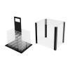 BILPIKOGoo Acrylic Poker Chip Case 1000pcs Capacity Poker Chip Trays Set with 10 Chip Racks/Trays view 2