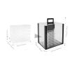 BILPIKOGoo Acrylic Poker Chip Case 1000pcs Capacity Poker Chip Trays Set with 10 Chip Racks/Trays view 4