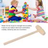 Zerodis Mini Wooden Hammer Set Birch 30 Pieces Small Mallet for Kids Chocolate and Cake Breaking view 3