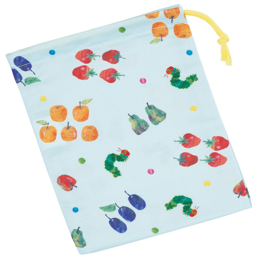 Skater KB63SN-A Children's Cup Bag, Drawstring Bag, Made in Japan, Fruit Pattern, Boys and Girls