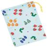Skater KB63SN-A Children's Cup Bag, Drawstring Bag, Made in Japan, Fruit Pattern, Boys and Girls view 1