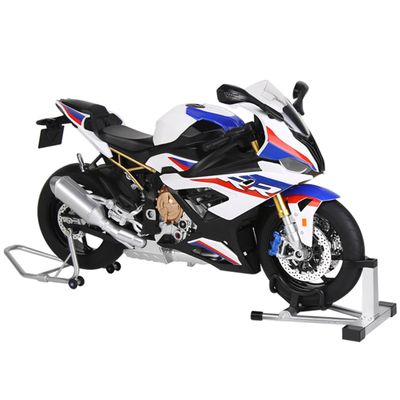 FILONA 1/6 Motorcycle Model, Alloy Dynamic Simulation Motorcycle with Ignition System and Smoke Spray, Idea Gift for High Speed Bike Lovers (s1000RR)