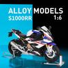 FILONA 1/6 Motorcycle Model, Alloy Dynamic Simulation Motorcycle with Ignition System and Smoke Spray, Idea Gift for High Speed Bike Lovers (s1000RR) view 4
