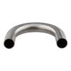 180 Degrees Silver U Bend DIY Exhaust Pipe, 304 Stainless Steel U Shaped Tube Polished Elbow Fitting 1piece(19mm) view 1