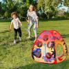 Dinosaurs Kid Play Tent +Bean Bag Toss Game Sets Pop up Tent Playhouse for Kid-3-in-1 Corn Hole Games for Kids Kid Cornhole Game with A Carry Bag view 4