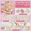 100 DIY 3D Sticker Scenes - 170 Sheets of Sticker Therapy for Kids and Adults, Fun and Adorable Mini Cartoon Stickers, Create Your Own Shop House Stickers, Time-Killing4-Piece Set view 2